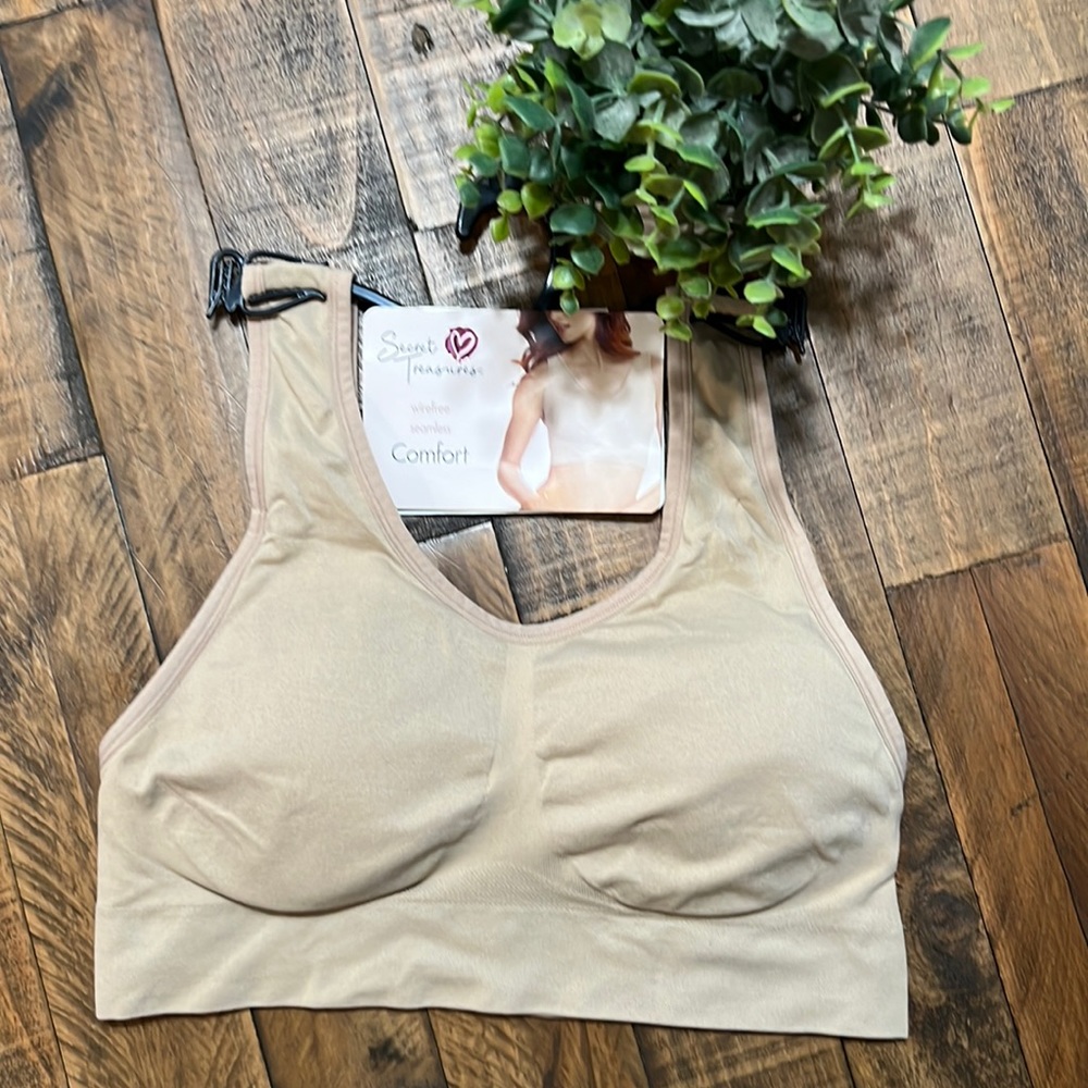 NWT Wire free seamless confort bra size XL